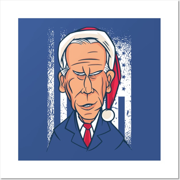 Christmas Biden Wall Art by madeinchorley